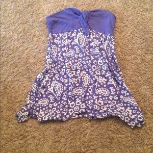 AE strapless top